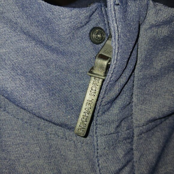 Michael Kors Men's Rain Jacket - Dark Blue, Size M, New Without Tags - Picture 3 of 7